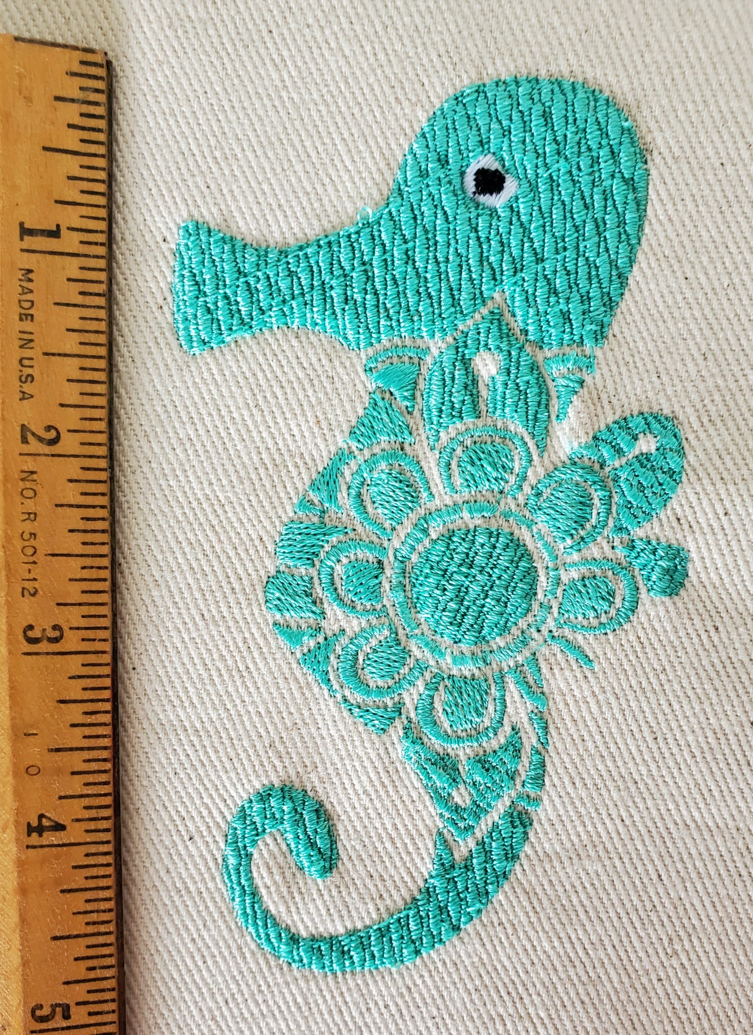 seahorse-zentangle-embroidery-artist Jennifer-Wheatley